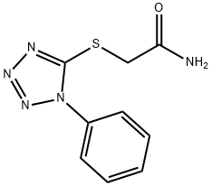 2-[(1-PHENYL-1H-TETRAZOL-5-YL)THIO]ACETAMIDE Struktur