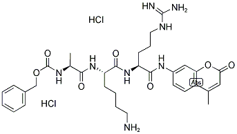 ICRM-SERINE PROTEASE 1 SUBSTRATE, FLUOROGENIC Struktur