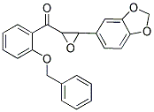 [3-(1,3-BENZODIOXOL-5-YL)OXIRAN-2-YL][2-(BENZYLOXY)PHENYL]METHANONE Struktur