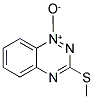 3-(METHYLTHIO)-1,2,4-BENZOTRIAZIN-1-IUM-1-OLATE Struktur