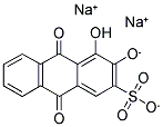 1,2-DIHYDROXYANTHRAQUINONE-3-SULFONIC ACID DISODIUM SALT Struktur