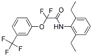 N-(2,6-DIETHYLPHENYL)-2,2-DIFLUORO-2-[3-(TRIFLUOROMETHYL)PHENOXY]ACETAMIDE Struktur