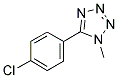 5-(4-CHLOROPHENYL)-1-METHYL-1H-1,2,3,4-TETRAAZOLE Struktur