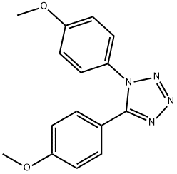 1,5-BIS(4-METHOXYPHENYL)-1H-1,2,3,4-TETRAAZOLE Struktur