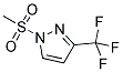 1-(METHYLSULFONYL)-3-(TRIFLUOROMETHYL)-1H-PYRAZOLE Struktur