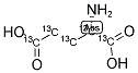 L-GLUTAMIC ACID-13C5 Struktur