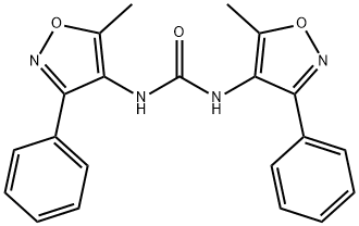 N,N'-BIS(5-METHYL-3-PHENYL-4-ISOXAZOLYL)UREA Struktur