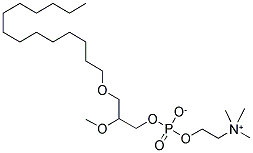 1-O-TETRADECYL-2-O-METHYL-RAC-GLYCERO-3-PHOSPHOCHOLINE Struktur