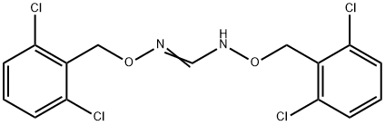 N,N'-BIS[(2,6-DICHLOROBENZYL)OXY]IMINOFORMAMIDE Struktur