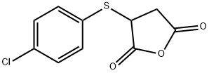 3-[(4-CHLOROPHENYL)SULFANYL]DIHYDRO-2,5-FURANDIONE Struktur