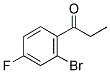 2'-BROMO-4'-FLUOROPROPIOPHENONE Struktur