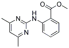 N-(4,6-DIMETHYLPYRIMIDIN-2-YL)-2-AMINOBENZOIC ACID, METHYL ESTER Struktur