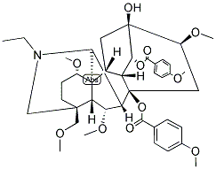 8-O-(4-METHOXYBENZOYL)-FORESTINE Struktur