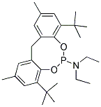 N6,N6-DIETHYL-4,8-DI(TERT-BUTYL)-2,10-DIMETHYL-12H-DIBENZO[D,G][1,3,2]DIOXAPHOSPHOCIN-6-AMINE Struktur