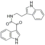 2-INDOL-3-YL-N-(2-INDOL-3-YLETHYL)-2-OXOETHANAMIDE Struktur