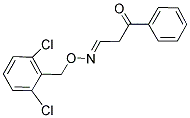 3-OXO-3-PHENYLPROPANAL O-(2,6-DICHLOROBENZYL)OXIME Struktur