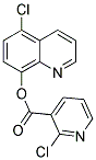 5-CHLORO-8-QUINOLYL 2-CHLORONICOTINATE Struktur