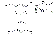 O-[2-(3,5-DICHLOROPHENYL)-6-(METHOXYMETHYL)PYRIMIDIN-4-YL] O,O-DIETHYL PHOSPHOTHIOATE Struktur