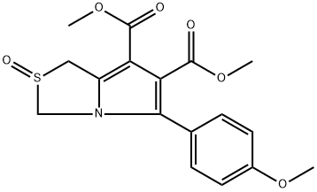 DIMETHYL 5-(4-METHOXYPHENYL)-2-OXO-2,3-DIHYDRO-1H-2LAMBDA4-PYRROLO[1,2-C][1,3]THIAZOLE-6,7-DICARBOXYLATE Struktur