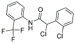 N1-[2-(TRIFLUOROMETHYL)PHENYL]-2-CHLORO-2-(2-CHLOROPHENYL)ACETAMIDE Struktur