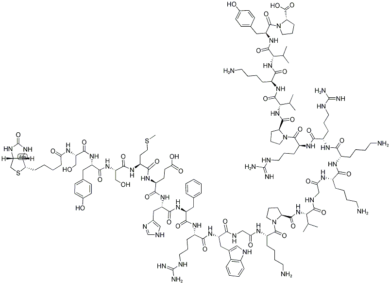 BIOTINYL ADRENOCORTICOTROPIC HORMONE (1-24) (HUMAN) Struktur