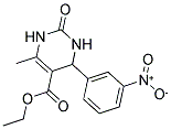 6-METHYL-4-(3-NITRO-PHENYL)-2-OXO-1,2,3,4-TETRAHYDRO-PYRIMIDINE-5-CARBOXYLIC ACID ETHYL ESTER Struktur