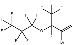 2-BROMO-3,4,4,4-TETRAFLUORO-3-(HEPTAFLUORO-1-PROPOXY)-1-BUTENE Struktur