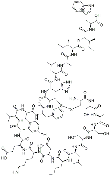 [ALA3,11,18, NLE7] ENDOTHELIN-1, HUMAN Struktur