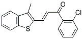 1-(2-CHLOROPHENYL)-3-(3-METHYLBENZO[B]THIOPHEN-2-YL)PROP-2-EN-1-ONE Struktur