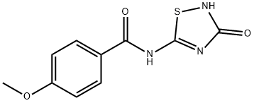 (4-METHOXYPHENYL)-N-(4-OXO(2,3,5-THIADIAZOLINYL))FORMAMIDE Struktur