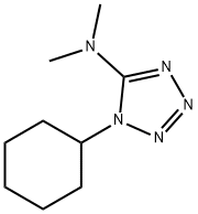 1-CYCLOHEXYL-N,N-DIMETHYL-1H-1,2,3,4-TETRAAZOL-5-AMINE Struktur