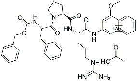 Z-PHE-PRO-ARG-4M-BETANA ACOH Struktur