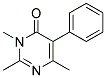 2,3,6-TRIMETHYL-5-PHENYLPYRIMIDIN-4(3H)-ONE Struktur