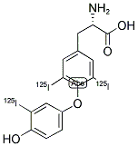 TRIIODOTHYRONINE, L-3,5,3'-[125I]- Struktur