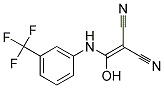 (HYDROXY((3-(TRIFLUOROMETHYL)PHENYL)AMINO)METHYLENE)METHANE-1,1-DICARBONITRILE Struktur