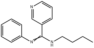 N'-BUTYL-N-PHENYL-3-PYRIDINECARBOXIMIDAMIDE Struktur