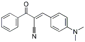 3-(4-(DIMETHYLAMINO)PHENYL)-2-(PHENYLCARBONYL)PROP-2-ENENITRILE Struktur