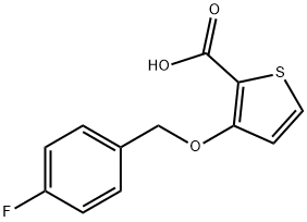 3-[(4-FLUOROBENZYL)OXY]-2-THIOPHENECARBOXYLIC ACID price.