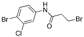 N1-(4-BROMO-3-CHLOROPHENYL)-3-BROMOPROPANAMIDE Struktur