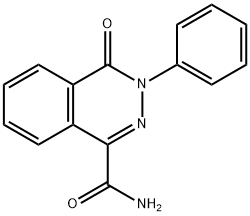 4-OXO-3-PHENYL-3,4-DIHYDRO-1-PHTHALAZINECARBOXAMIDE Struktur