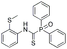 N-[2-(METHYLTHIO)PHENYL]OXO(DIPHENYL)PHOSPHORANECARBOTHIOAMIDE Struktur