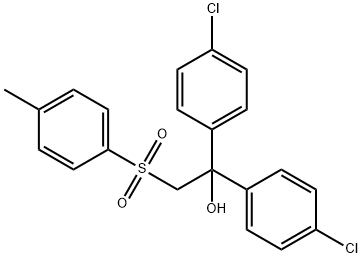 1,1-BIS(4-CHLOROPHENYL)-2-[(4-METHYLPHENYL)SULFONYL]-1-ETHANOL Struktur