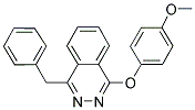 1-BENZYL-4-(4-METHOXYPHENOXY)PHTHALAZINE Struktur