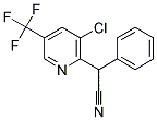 2-[3-CHLORO-5-(TRIFLUOROMETHYL)-2-PYRIDINYL]-2-PHENYLACETONITRILE Struktur