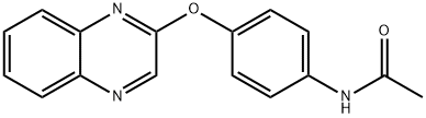 N-[4-(2-QUINOXALINYLOXY)PHENYL]ACETAMIDE Struktur