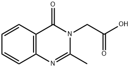 (2-METHYL-4-OXO-4H-QUINAZOLIN-3-YL)-ACETIC ACID Struktur