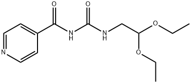 N-(2,2-DIETHOXYETHYL)-N'-ISONICOTINOYLUREA Struktur