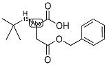 L-ASPARTIC ACID-N-T-BOC, BETA-BENZYL ESTER (15N) Struktur