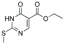 2-METHYLSULFANYL-6-OXO-1,6-DIHYDRO-PYRIMIDINE-5-CARBOXYLIC ACID ETHYL ESTER Struktur