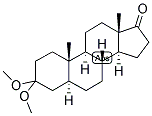 5-ALPHA-ANDROSTAN-3,17-DIONE 3-DIMETHYL KETAL Struktur